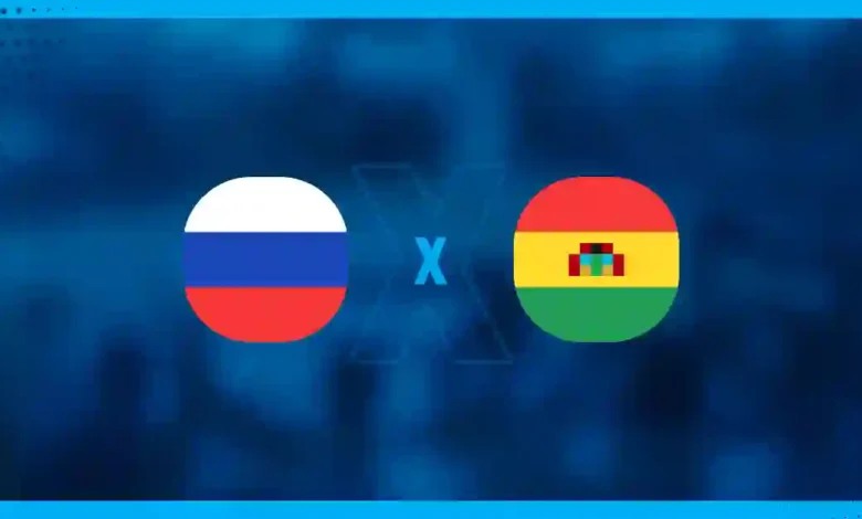 Bandeiras de Rússia x Bolívia