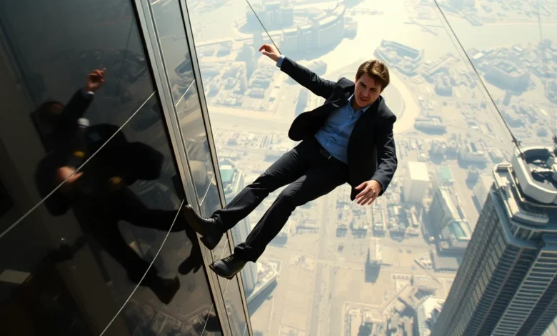 Tom Cruise escalou prédio em Missão Impossível?