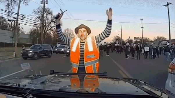 Tennessee trooper dashcam video shows Memphis protester faking injury