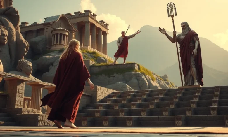 Como Zeus decidia o destino dos heróis na mitologia grega