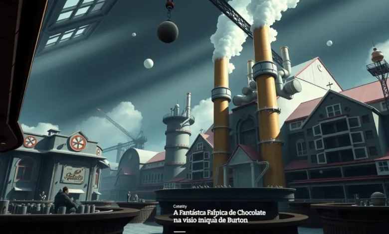 A Fantástica Fábrica de Chocolate na visão única de Burton